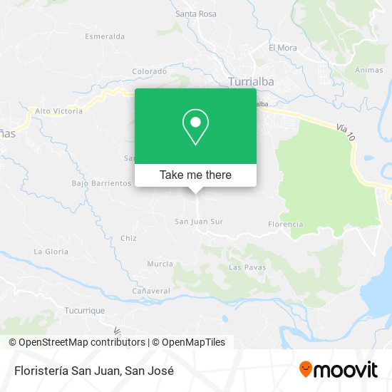 Floristería San Juan map