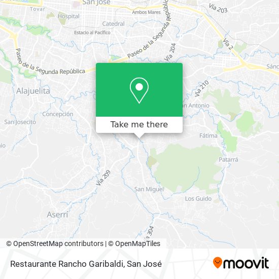 Restaurante Rancho Garibaldi map