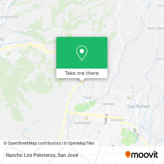 Rancho Los Peloteros map