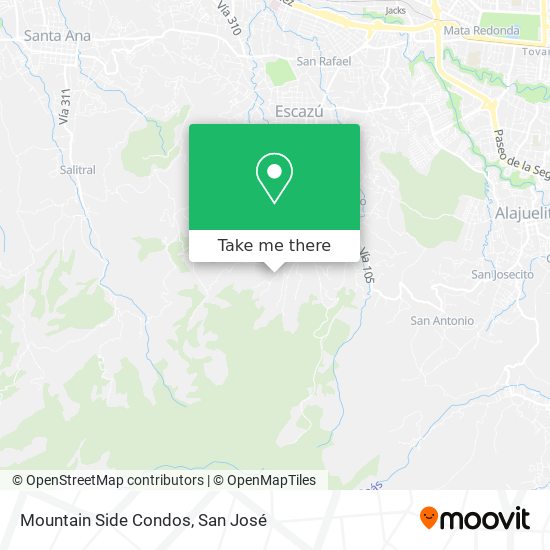 Mountain Side Condos map