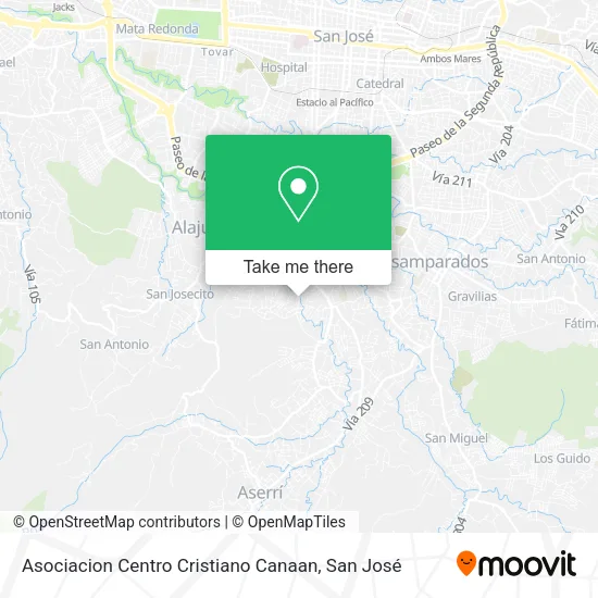 Asociacion Centro Cristiano Canaan map