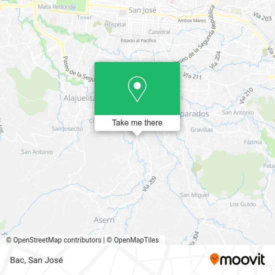 Bac map