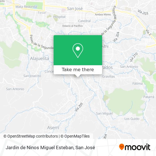 Jardin de Ninos Miguel Esteban map