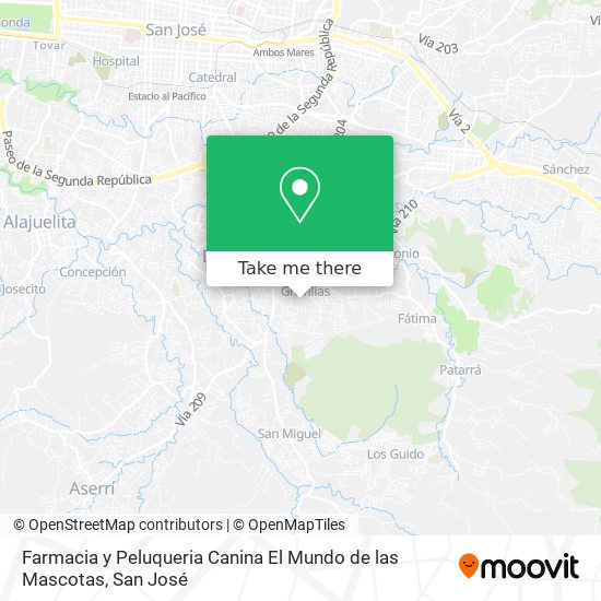 Farmacia y Peluqueria Canina El Mundo de las Mascotas map