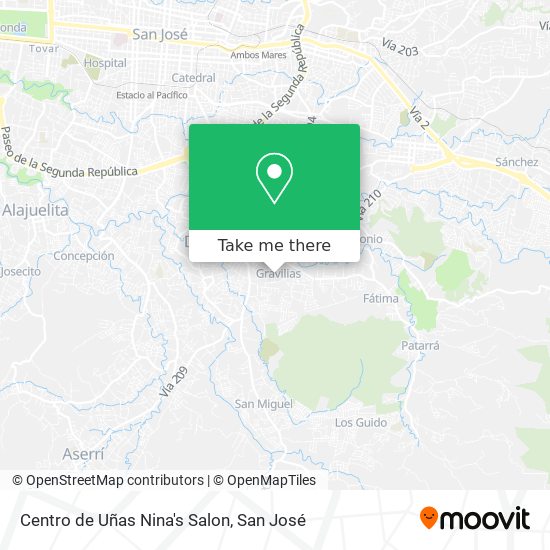 Centro de Uñas Nina's Salon map