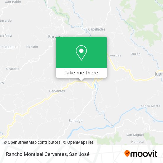 Rancho Montisel Cervantes map