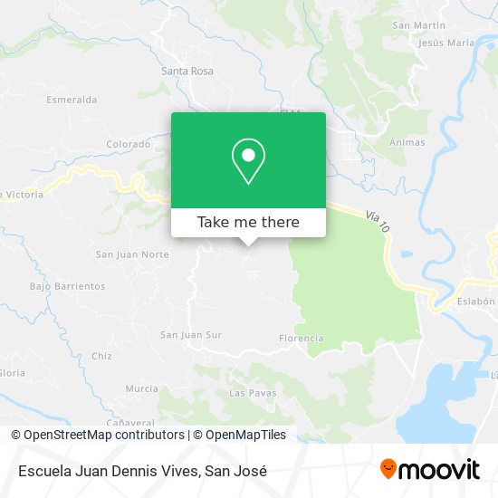 Escuela Juan Dennis Vives map