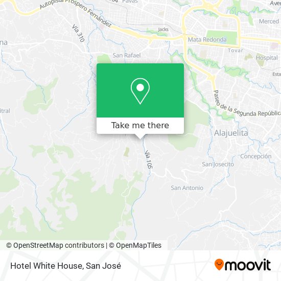 Hotel White House map