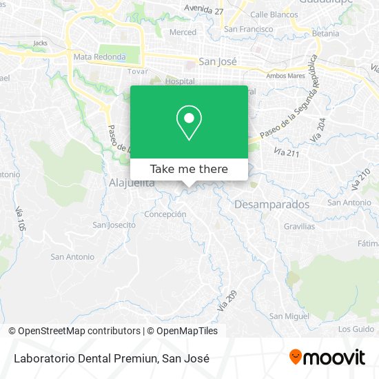 Laboratorio Dental Premiun map