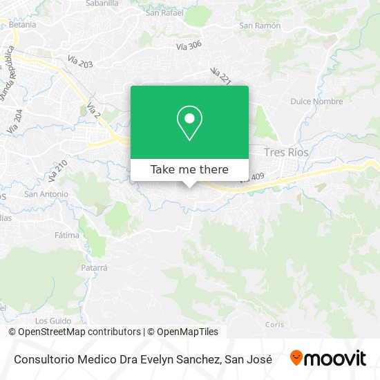 Consultorio Medico Dra Evelyn Sanchez map