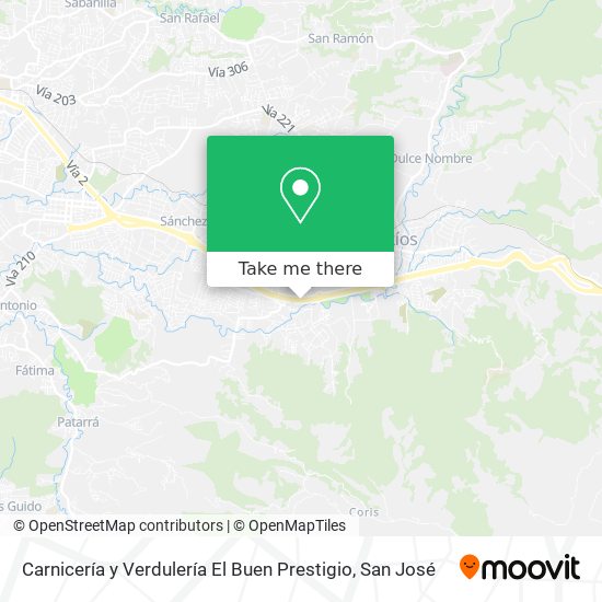 Carnicería y Verdulería El Buen Prestigio map