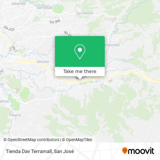 Tienda Dav Terramall map