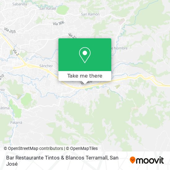 Bar Restaurante Tintos & Blancos Terramall map