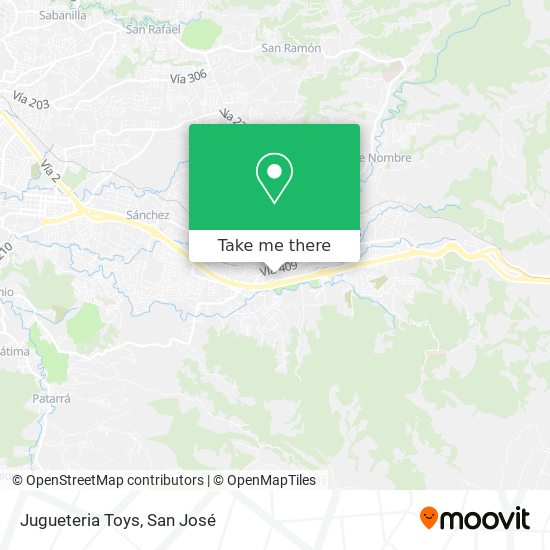 Jugueteria Toys map