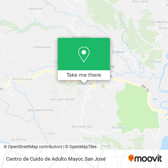 Centro de Cuido de Adulto Mayor map
