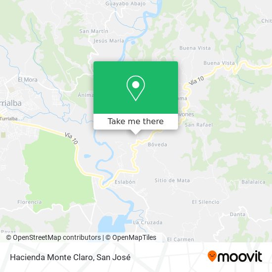 Hacienda Monte Claro map
