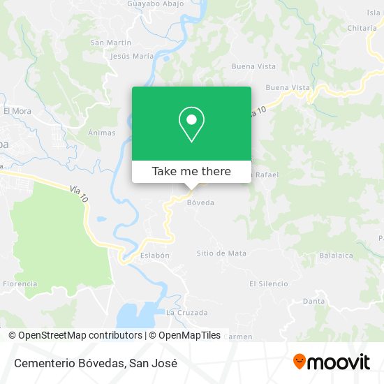 Cementerio Bóvedas map