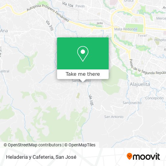 Heladeria y Cafeteria map