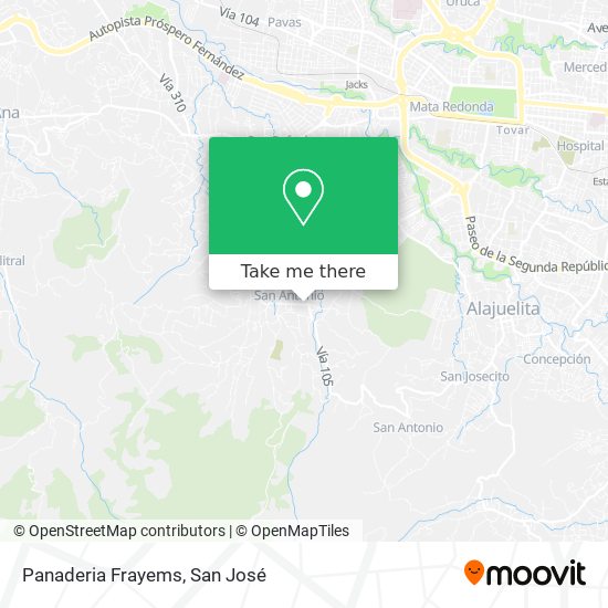 Mapa de Panaderia Frayems