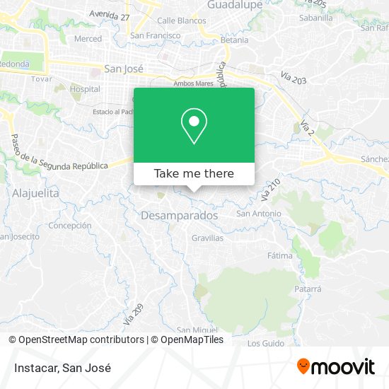 Mapa de Instacar
