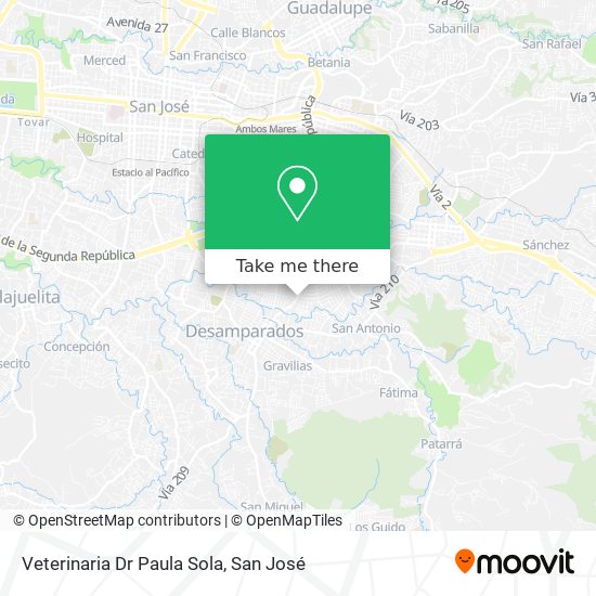 Veterinaria Dr Paula Sola map