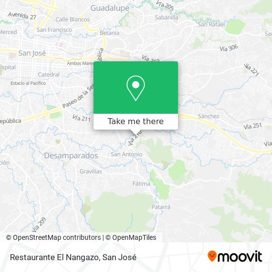 Restaurante El Nangazo map