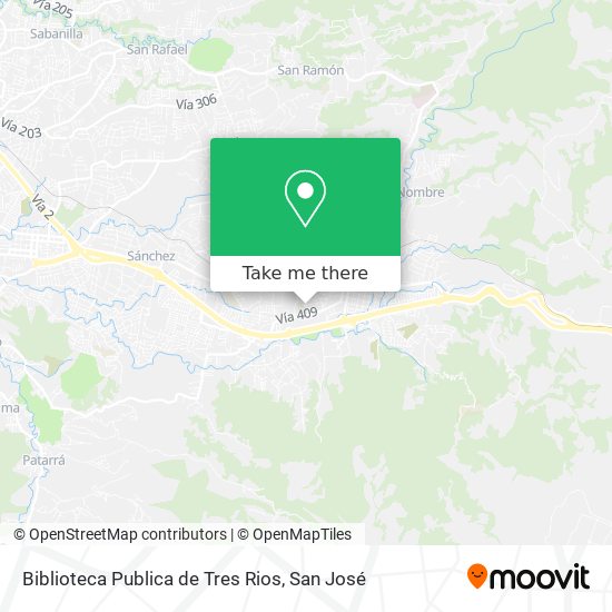 Biblioteca Publica de Tres Rios map