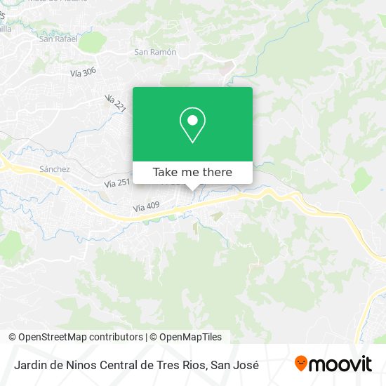 Jardin de Ninos Central de Tres Rios map