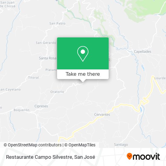 Restaurante Campo Silvestre map