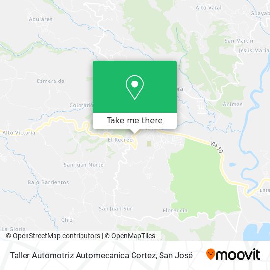 Taller Automotriz Automecanica Cortez map