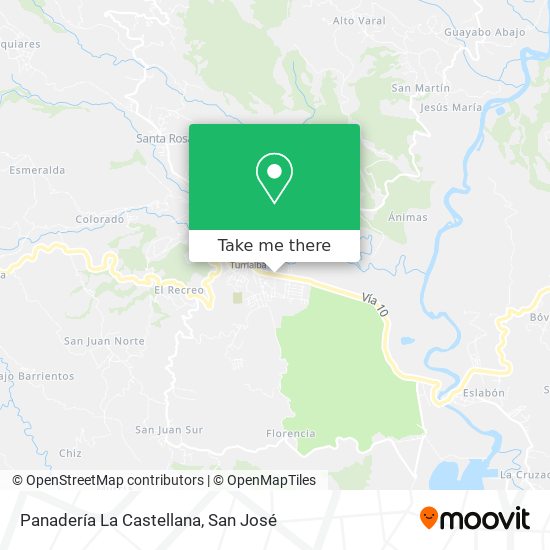 Panadería La Castellana map