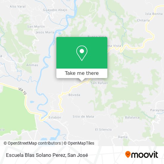 Escuela Blas Solano Perez map