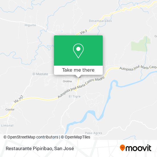 Restaurante Pipiribao map