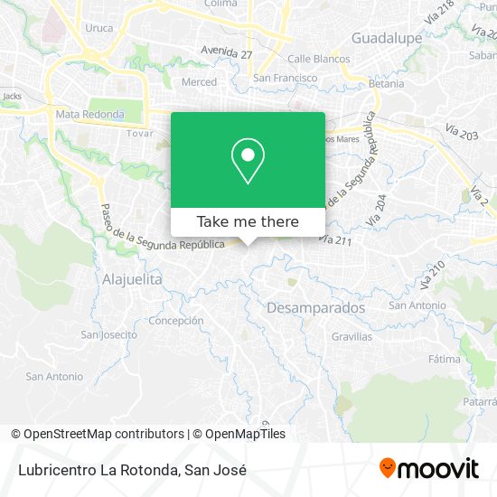 Lubricentro La Rotonda map