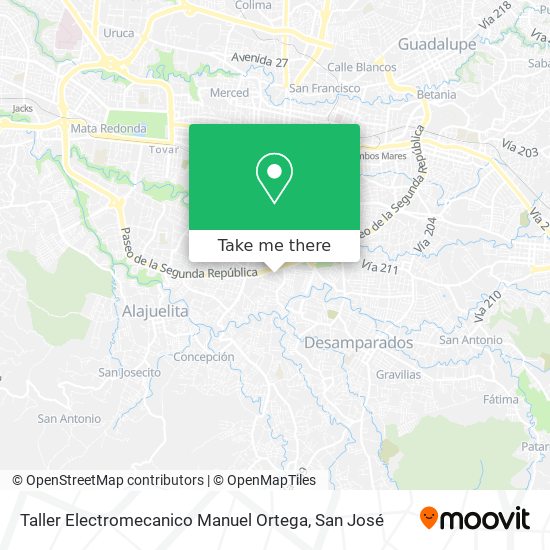 Taller Electromecanico Manuel Ortega map