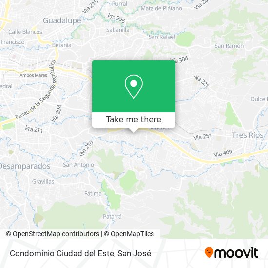 Condominio Ciudad del Este map