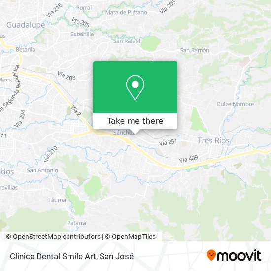 Mapa de Clinica Dental Smile Art