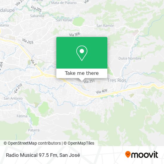 Radio Musical 97.5 Fm map