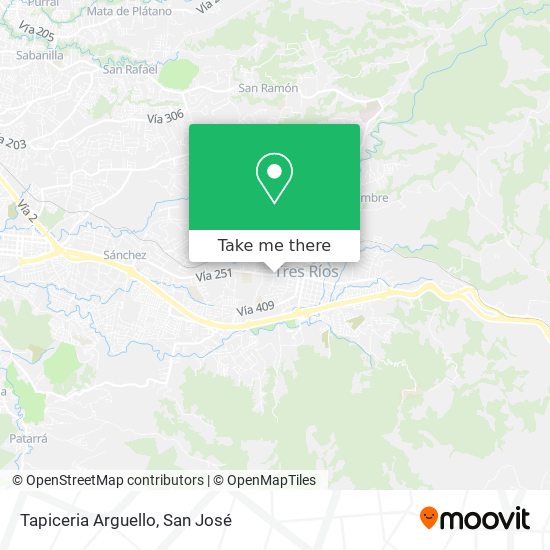 Mapa de Tapiceria Arguello