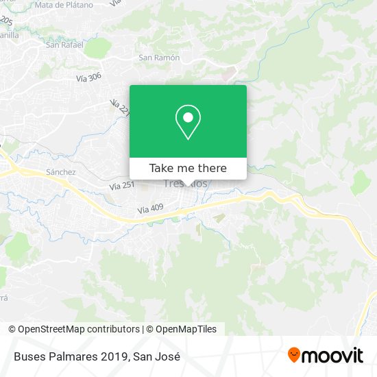 Buses Palmares 2019 map