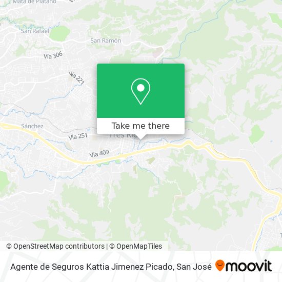 Agente de Seguros Kattia Jimenez Picado map