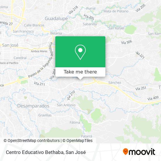 Centro Educativo Bethaba map