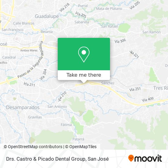 Drs. Castro & Picado Dental Group map