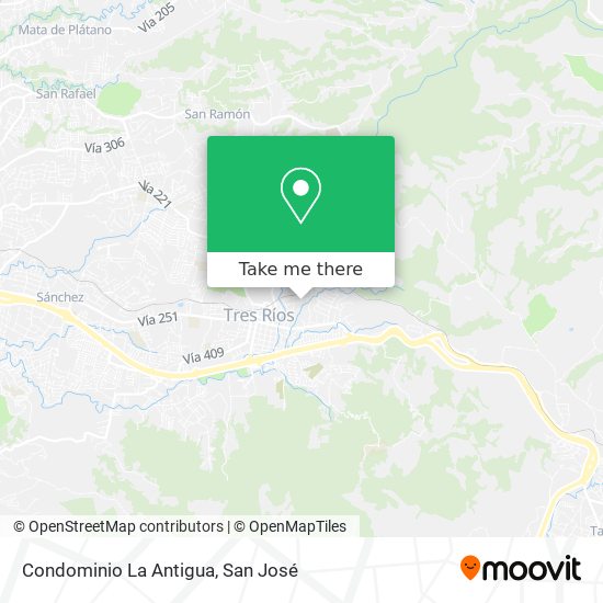 Mapa de Condominio La Antigua
