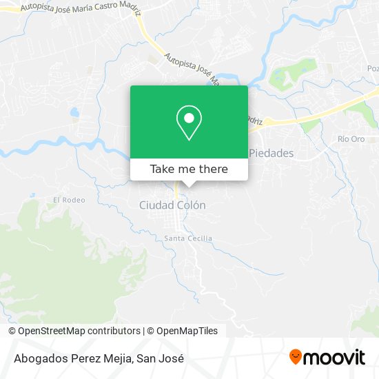 Abogados Perez Mejia map