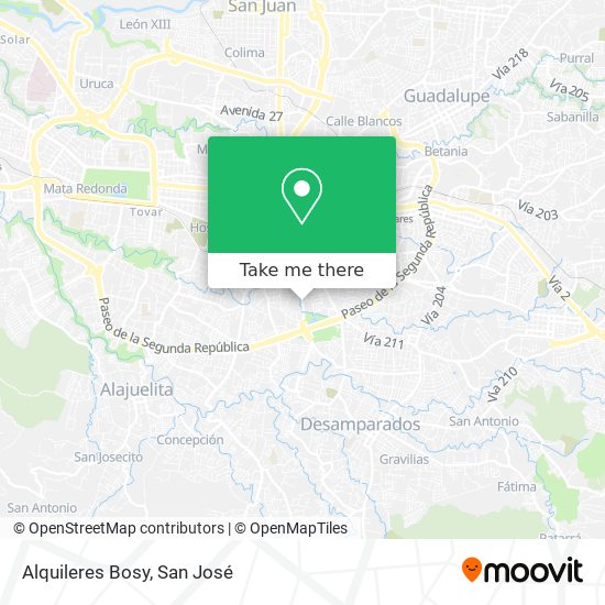 Alquileres Bosy map