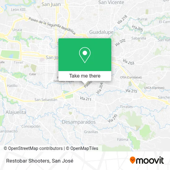 Restobar Shooters map