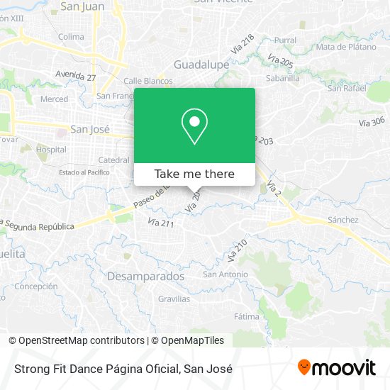 Mapa de Strong Fit Dance Página Oficial