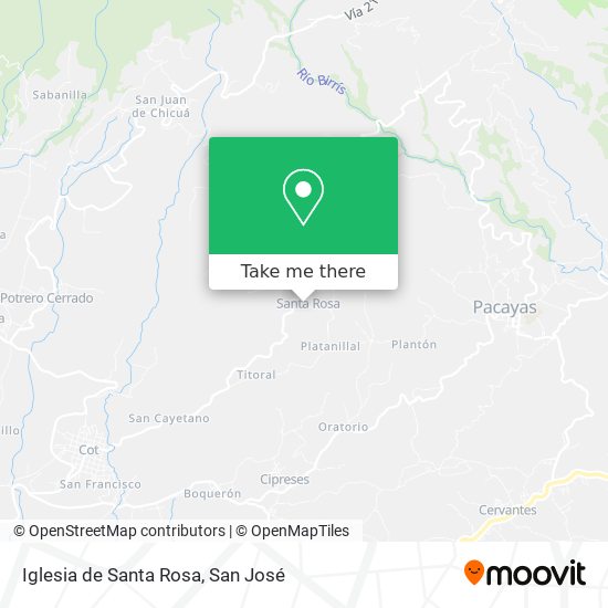 Iglesia de Santa Rosa map