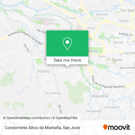 Condominio Altos de Marbella map